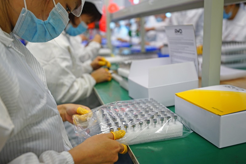 Finished Products sealed for storage & transport